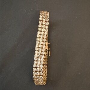 Elegant Gold and Silver Bracelet